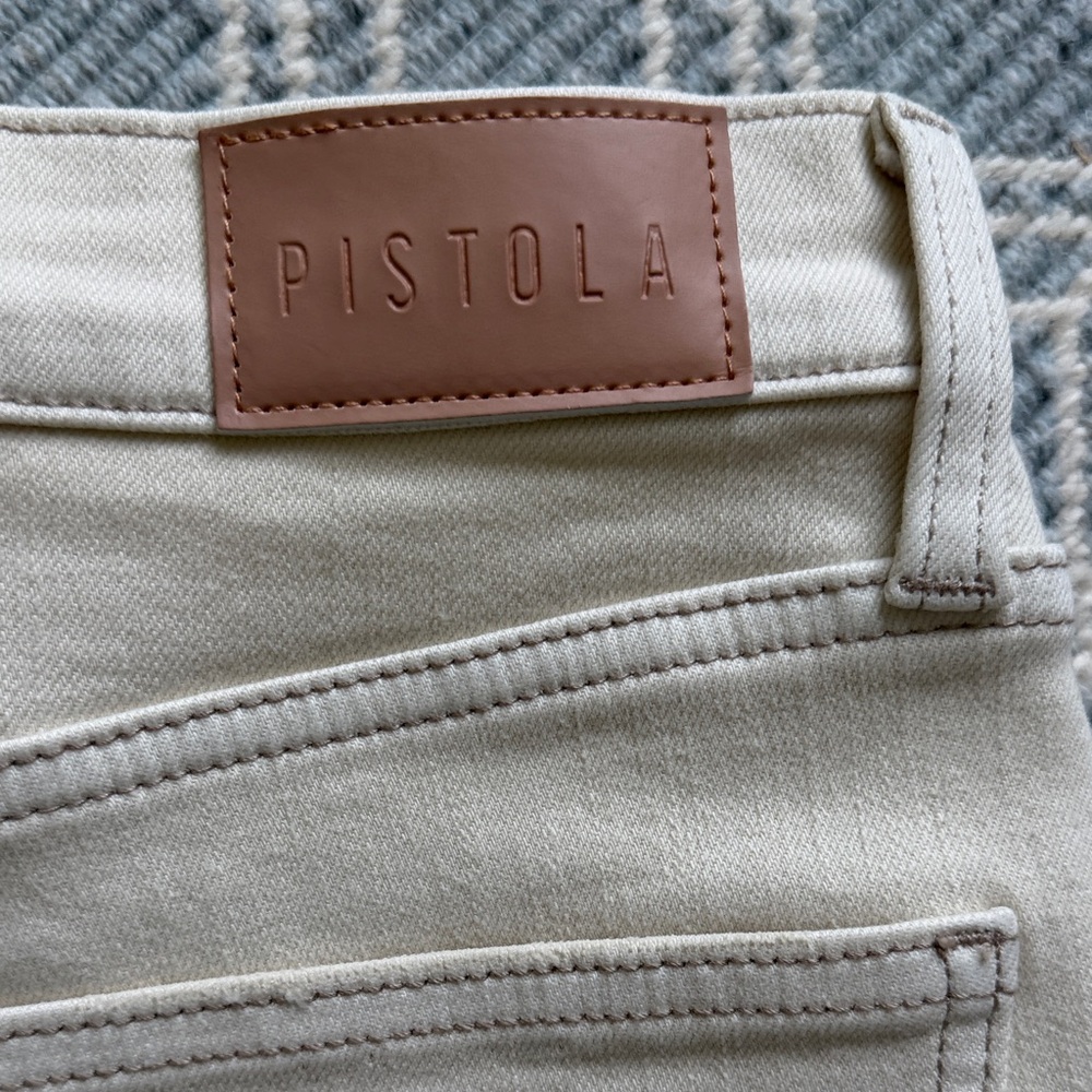 Pistola NWOT Lennon High Rise Crop Boot Jeans in Sandstone - Picture 2 of 9